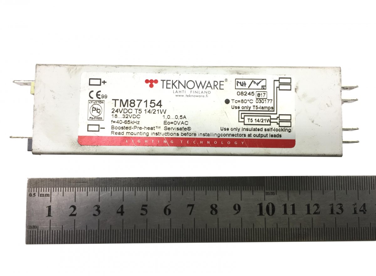 TM87154 Inverter TEKNOWARE 24V T5 14/21WImage