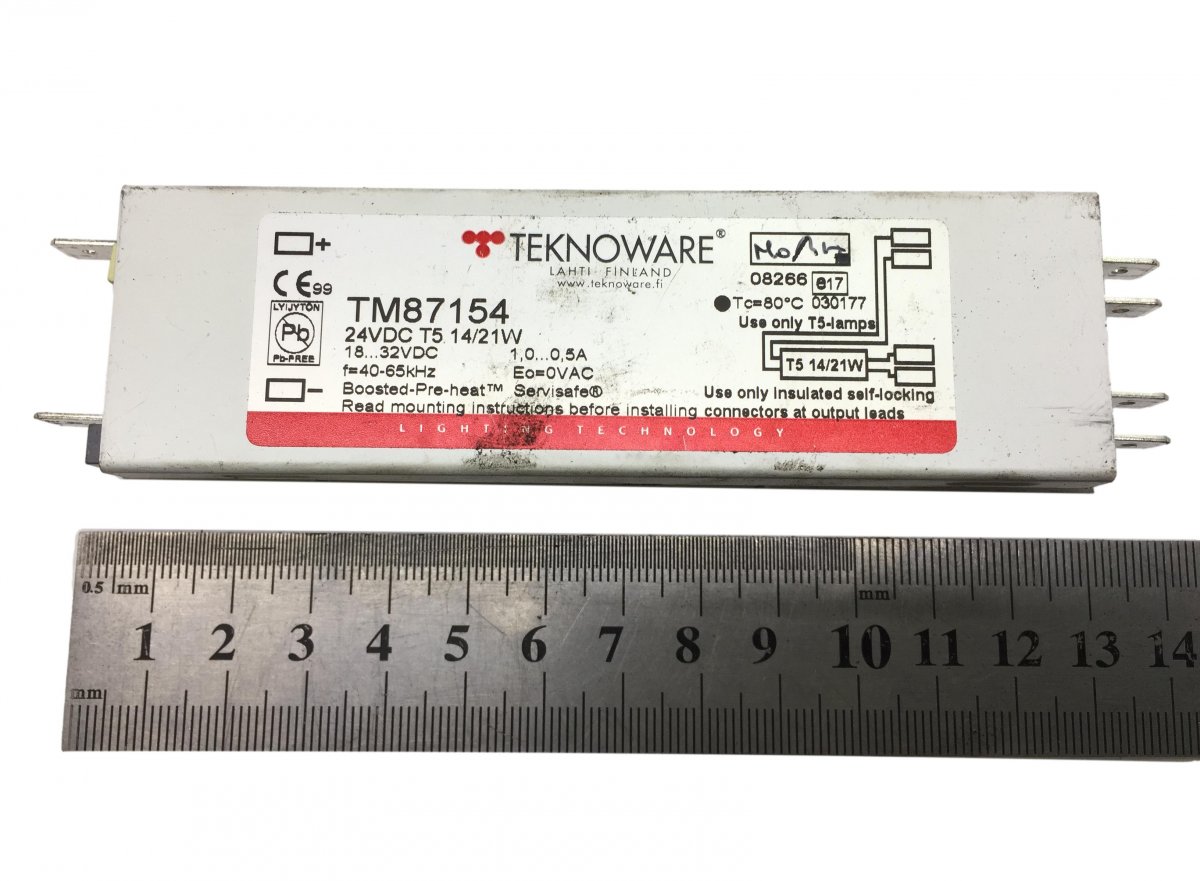 TM87154 Inverter TEKNOWARE 24V T5 14/21WImage