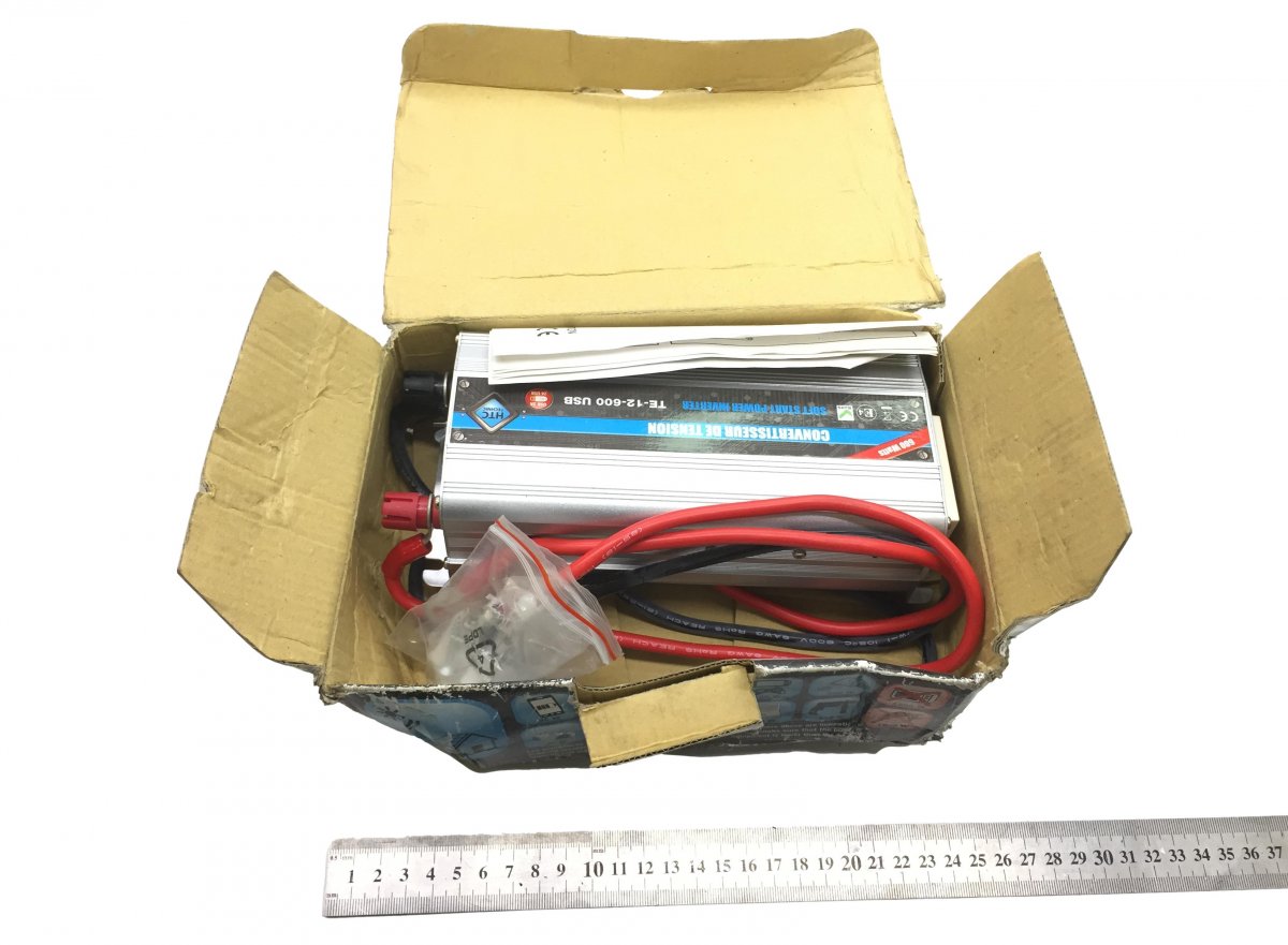 TE12600USB Inverter 600W 12VImage