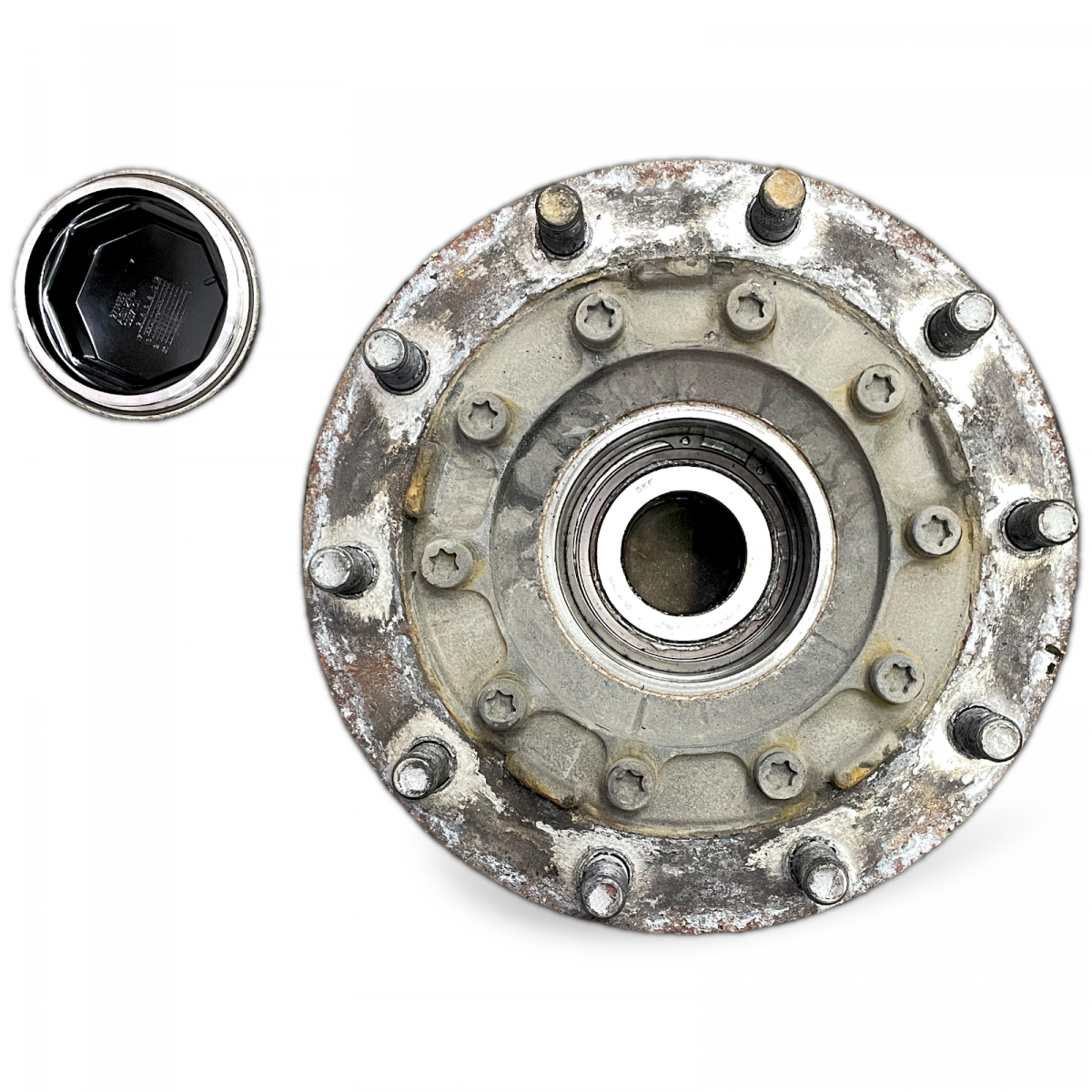 2296959 +1889543 Wheel Hub + Brake Disc, Front/Tag Axle L=R SCANIAImage