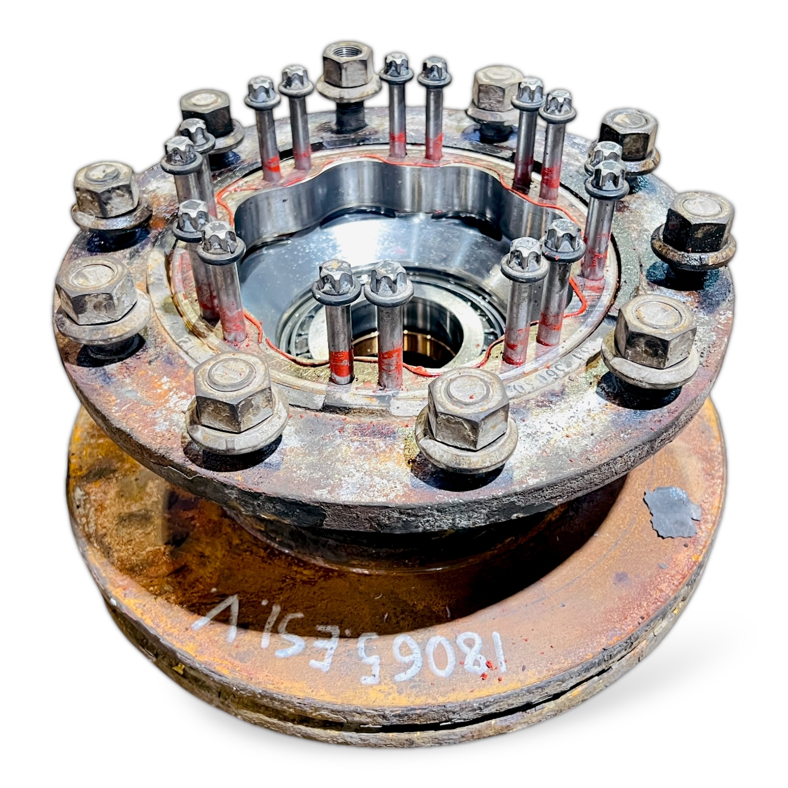 81360300005 +81508030070 Wheel Hub, Disc Brake Front Axle, for MANImage