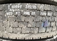 275/70R22.5 Tyre with rim;  1pcs