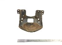 81354405016 Bracket treiling axle lifting bellow, Upper for MAN