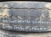 275/70R22.5 Tyre with rim;  1pcs