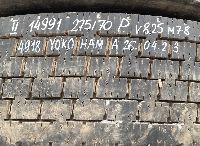 275/70R22.5 Tyre with rim;  1pcs