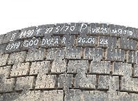 275/70R22.5 Tyre with rim;  1pcs