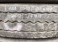 275/70R22.5 Tyre with rim;  1pcs