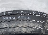 275/70R22.5 Tyre with rim;  1pcs