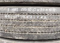 275/70R22.5 Tyre with rim;  1pcs