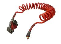 4527130010+334063011 Trailer Spiral Air Hose + Coupling Head M16x1,5