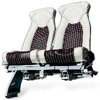 77701424 Passenger Seat Double, Left IRIZAR I6 for SCANIA bus