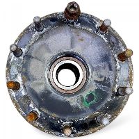 21550437 + 20442374 Wheel Hub, Tag Axle, Solid Disc, D410mm; VOLVO