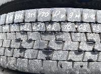 315/70R22.5 Tyre with Rim; 1pcs