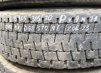 315/70R22.5 Tyre with Rim; 1pcs