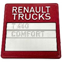 7482535399 Emblem cab, red Right RENAULT TRUCKS
