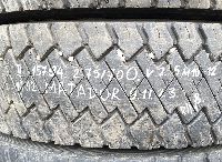 275/70R22.5 Tyre with rim;  1pcs