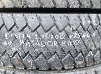 275/70R22.5 Tyre with rim;  1pcs