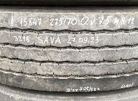 275/70R22.5 Tyre with rim;  1pcs