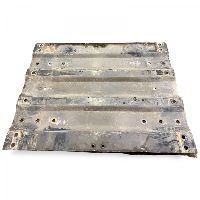 1977829 Fifth wheel mounting plate 750x980 H=26mm DAF