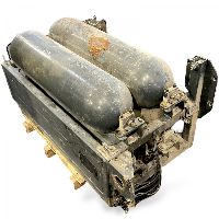 9574701942 Set of mounting brackets with gas bottles,Right side Mercedes