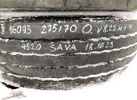 275/70R22.5 Tyre with rim;  1pcs