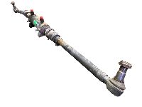 9574660092+9574601005 Axle Steering Cylinder w/ Rods MERCEDES Econic