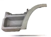 9436601001 + 9436660028 Upper Step Plate Complete, Left, MERCEDES Actros