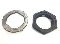Lock nut and safety washer set (Tag axle and front axle)