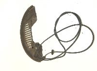 24425043 Brake shield, brake caliper, Right VOLVO B7R, B9, B12, FM, FH