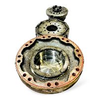 81360356009 Hydraulic motor, front hub HydroDrive, RAL9005 for MAN